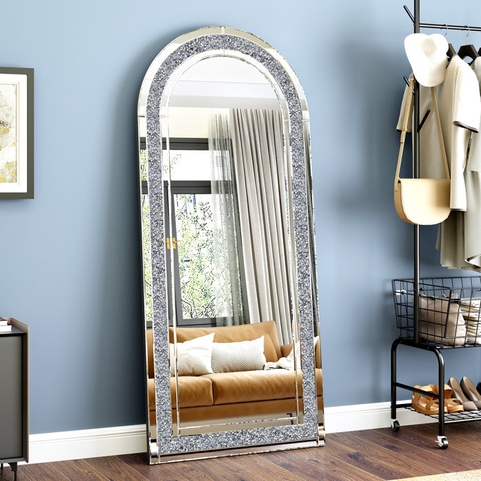 Everly Quinn Casmer ArchTop Glass Full Length Mirror & Reviews Wayfair